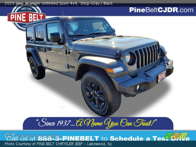 2020 Jeep Wrangler Unlimited Sport 4x4 in Sting-Gray