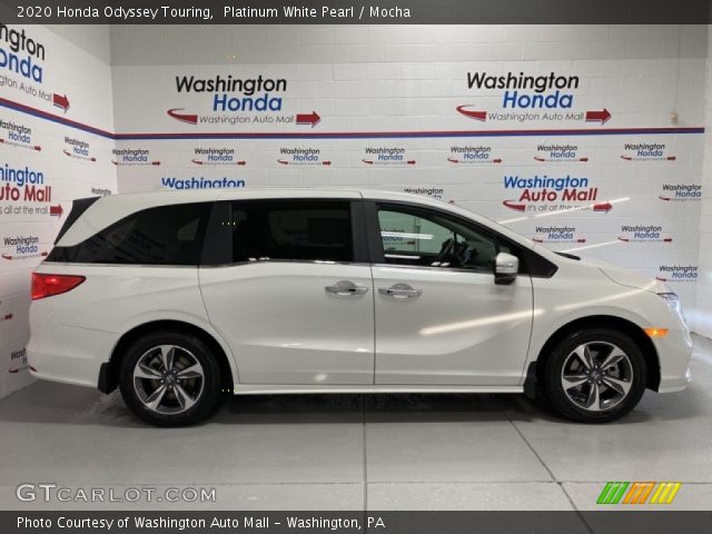 2020 Honda Odyssey Touring in Platinum White Pearl