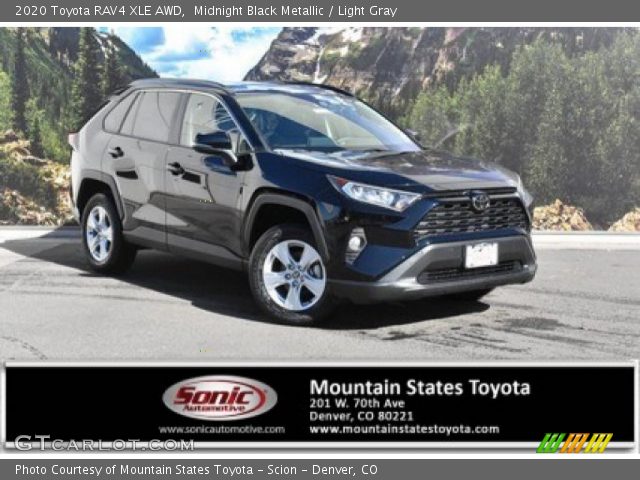 2020 Toyota RAV4 XLE AWD in Midnight Black Metallic