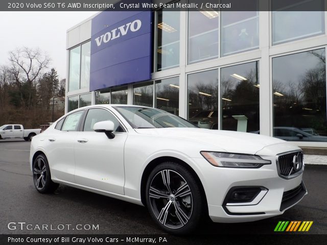 2020 Volvo S60 T6 AWD Inscription in Crystal White Pearl Metallic