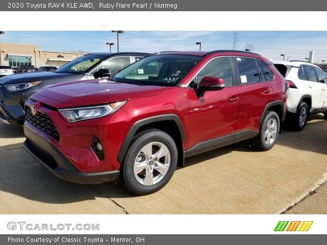 2020 Toyota RAV4 XLE AWD in Ruby Flare Pearl
