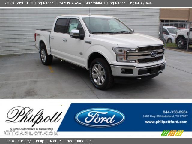 2020 Ford F150 King Ranch SuperCrew 4x4 in Star White