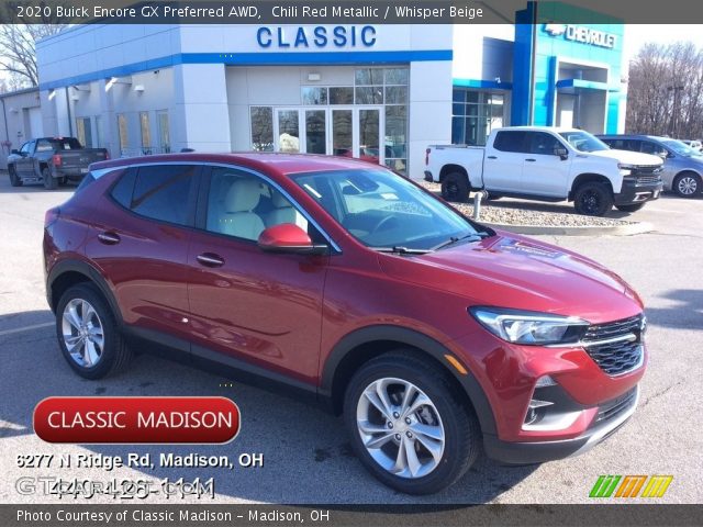2020 Buick Encore GX Preferred AWD in Chili Red Metallic
