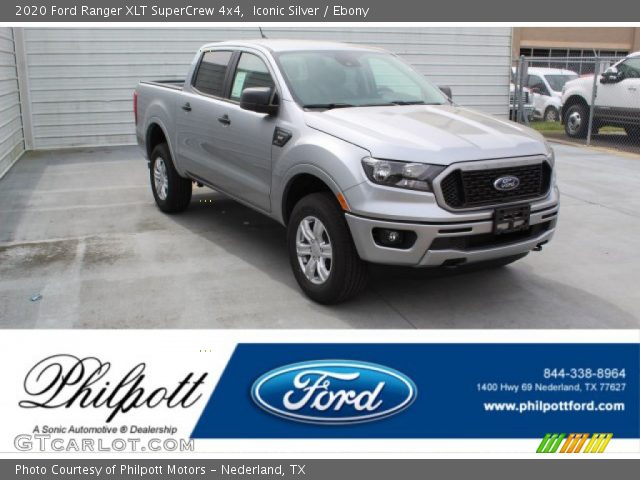 2020 Ford Ranger XLT SuperCrew 4x4 in Iconic Silver