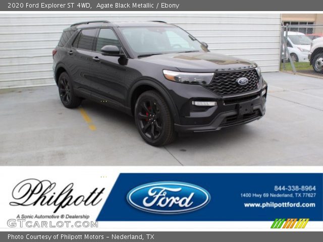 2020 Ford Explorer ST 4WD in Agate Black Metallic