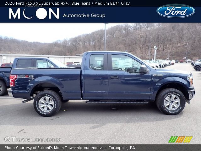 2020 Ford F150 XL SuperCab 4x4 in Blue Jeans