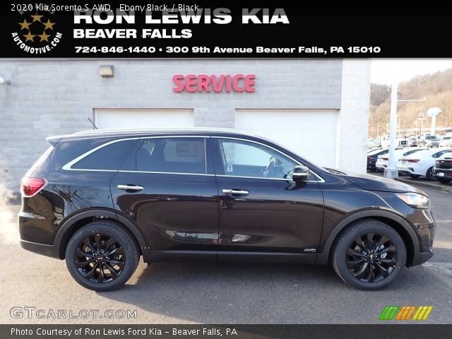 2020 Kia Sorento S AWD in Ebony Black