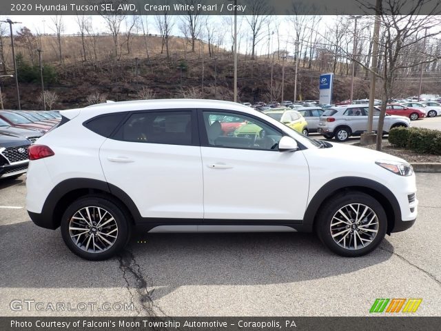 2020 Hyundai Tucson SEL AWD in Cream White Pearl