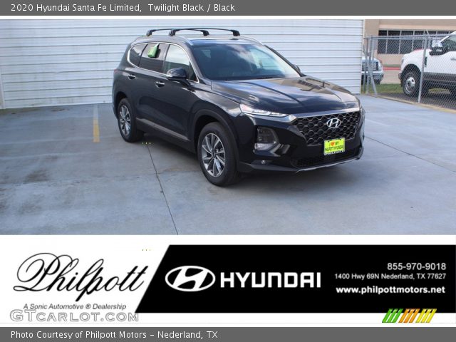 2020 Hyundai Santa Fe Limited in Twilight Black