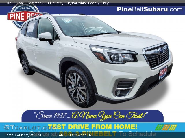 2020 Subaru Forester 2.5i Limited in Crystal White Pearl