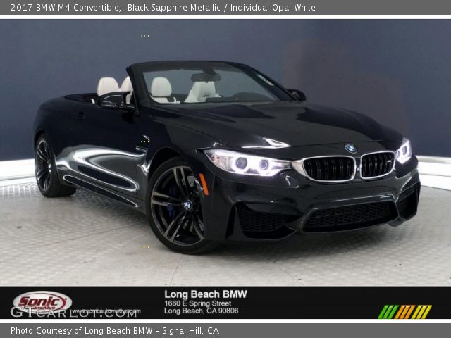 2017 BMW M4 Convertible in Black Sapphire Metallic
