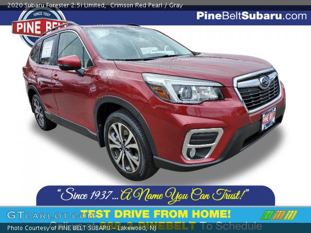 2020 Subaru Forester 2.5i Limited in Crimson Red Pearl