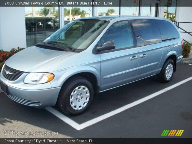 Butane Blue Pearl 2003 Chrysler Town Amp Country Lx