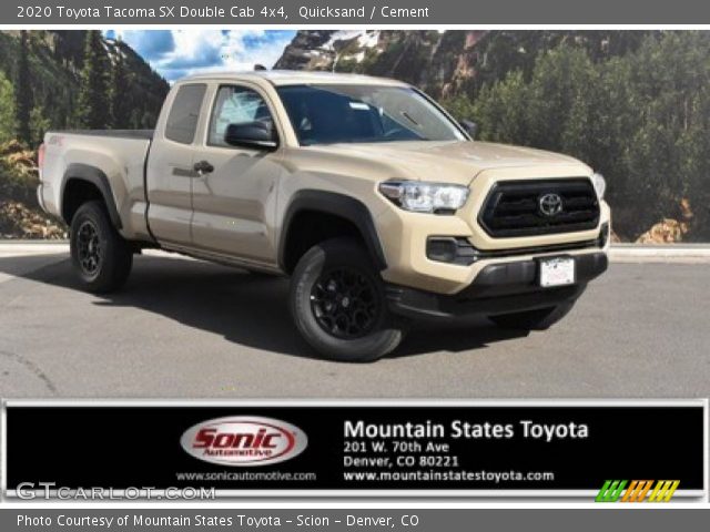 2020 Toyota Tacoma SX Double Cab 4x4 in Quicksand