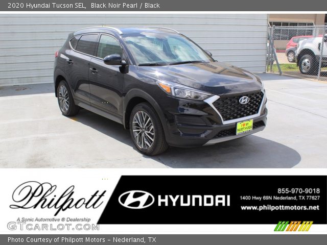 2020 Hyundai Tucson SEL in Black Noir Pearl