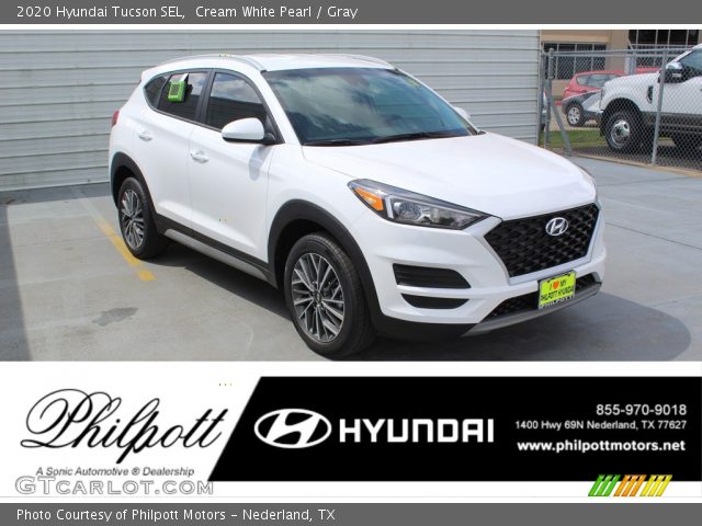 2020 Hyundai Tucson SEL in Cream White Pearl