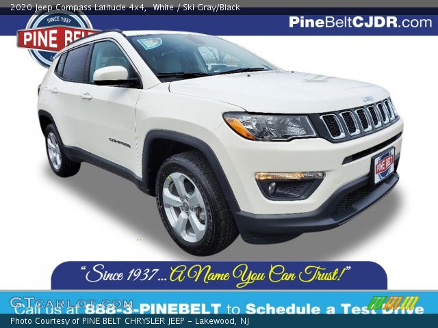 2020 Jeep Compass Latitude 4x4 in White