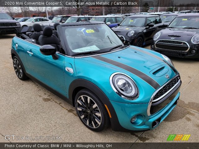 2020 Mini Convertible Cooper S in Caribbean Aqua Metallic