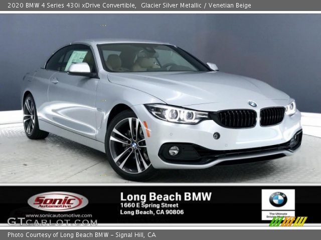 2020 BMW 4 Series 430i xDrive Convertible in Glacier Silver Metallic