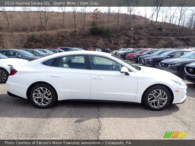 2020 Hyundai Sonata SEL in Quartz White