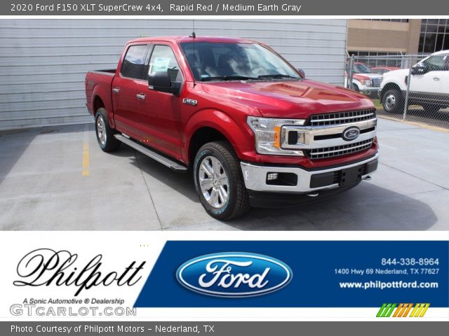 2020 Ford F150 XLT SuperCrew 4x4 in Rapid Red