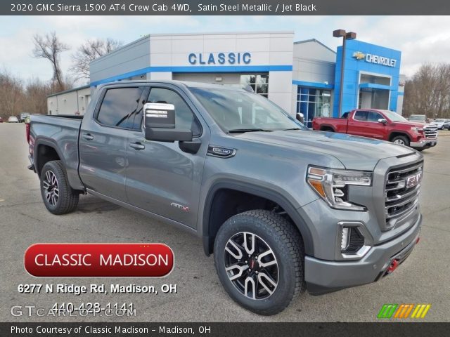 2020 GMC Sierra 1500 AT4 Crew Cab 4WD in Satin Steel Metallic