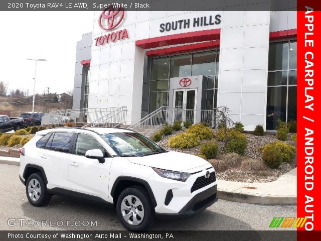 2020 Toyota RAV4 LE AWD in Super White