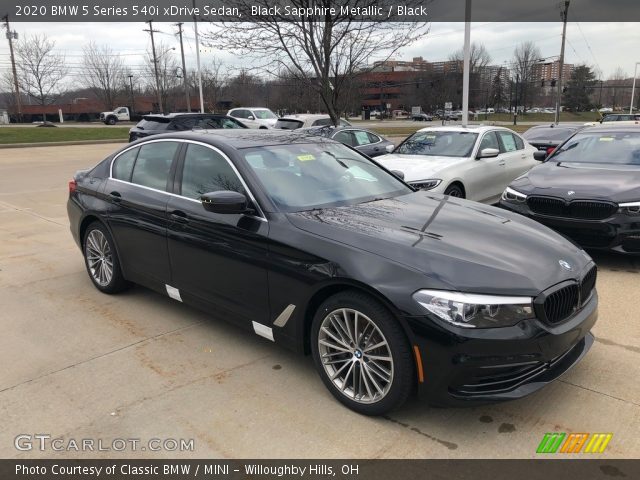 2020 BMW 5 Series 540i xDrive Sedan in Black Sapphire Metallic