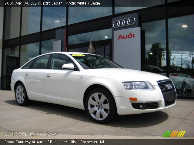 2006 Audi A6 3.2 quattro Sedan in Arctic White