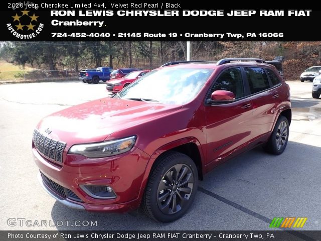 2020 Jeep Cherokee Limited 4x4 in Velvet Red Pearl