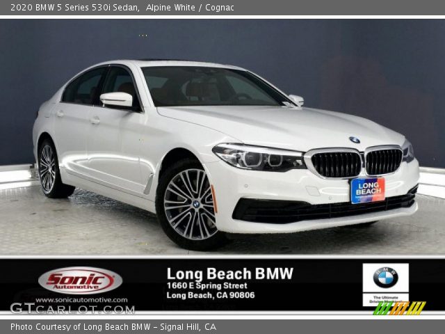 2020 BMW 5 Series 530i Sedan in Alpine White