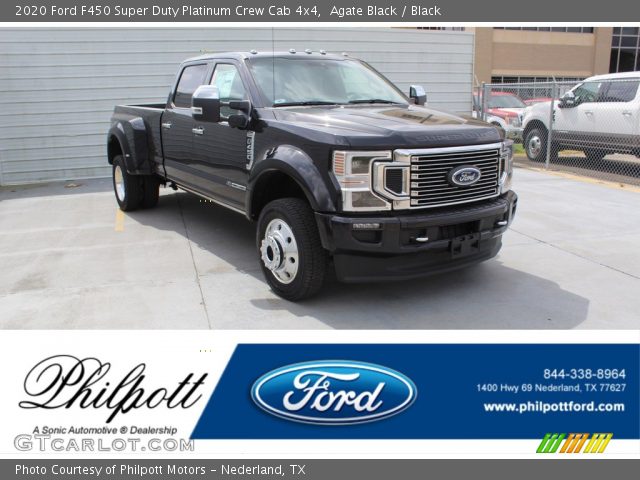 2020 Ford F450 Super Duty Platinum Crew Cab 4x4 in Agate Black