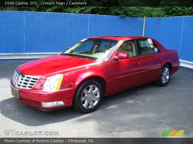2006 Cadillac DTS  in Crimson Pearl