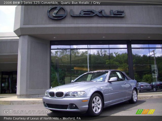 2006 BMW 3 Series 325i Convertible in Quartz Blue Metallic