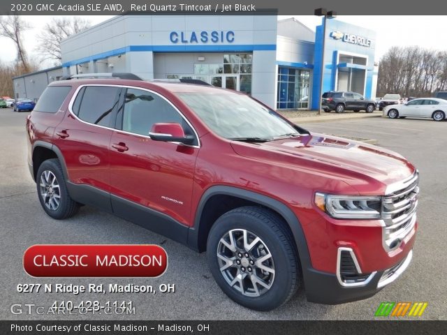 2020 GMC Acadia SLE AWD in Red Quartz Tintcoat