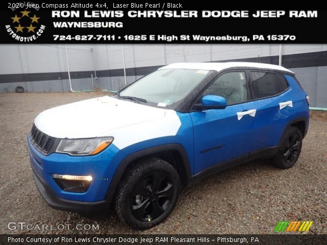 2020 Jeep Compass Altitude 4x4 in Laser Blue Pearl