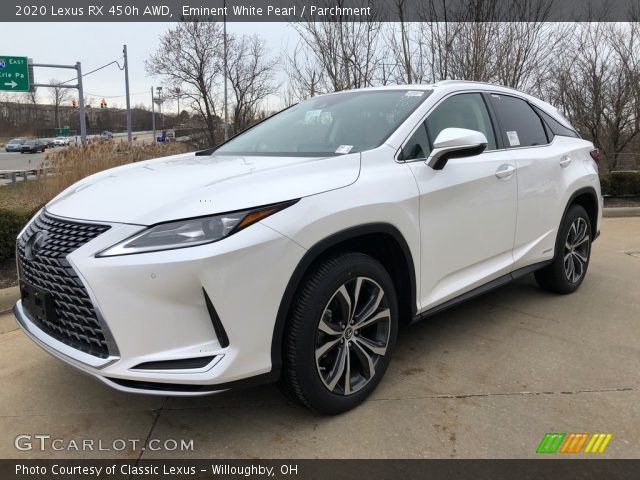 2020 Lexus RX 450h AWD in Eminent White Pearl