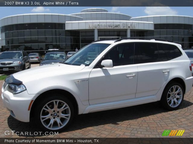 2007 BMW X3 3.0si in Alpine White