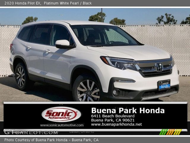 2020 Honda Pilot EX in Platinum White Pearl