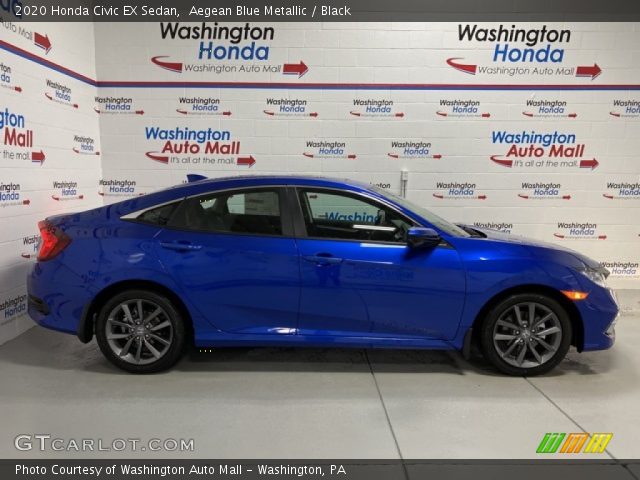 2020 Honda Civic EX Sedan in Aegean Blue Metallic