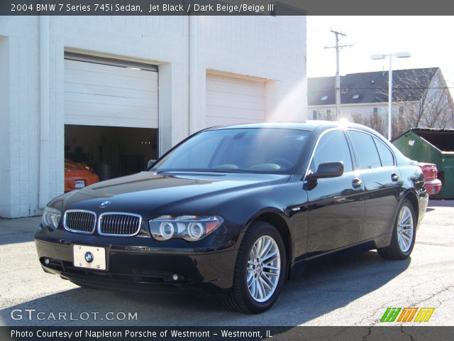 2004 BMW 7 Series 745i Sedan in Jet Black