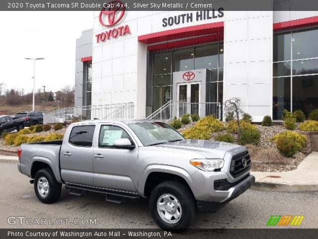 2020 Toyota Tacoma SR Double Cab 4x4 in Silver Sky Metallic