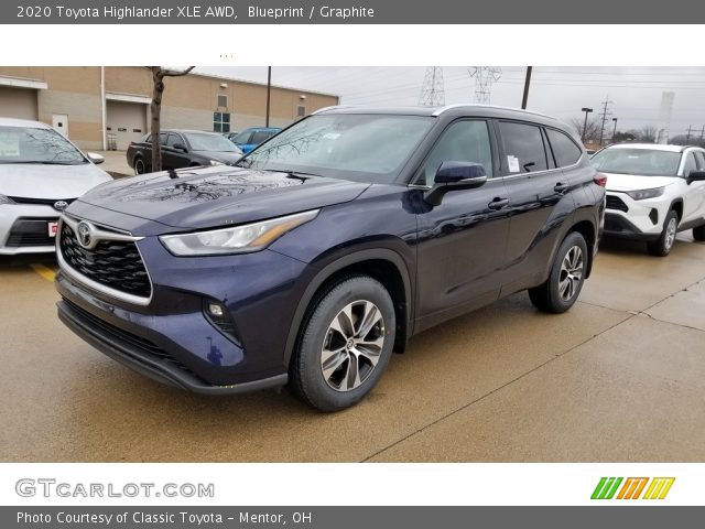 2020 Toyota Highlander XLE AWD in Blueprint