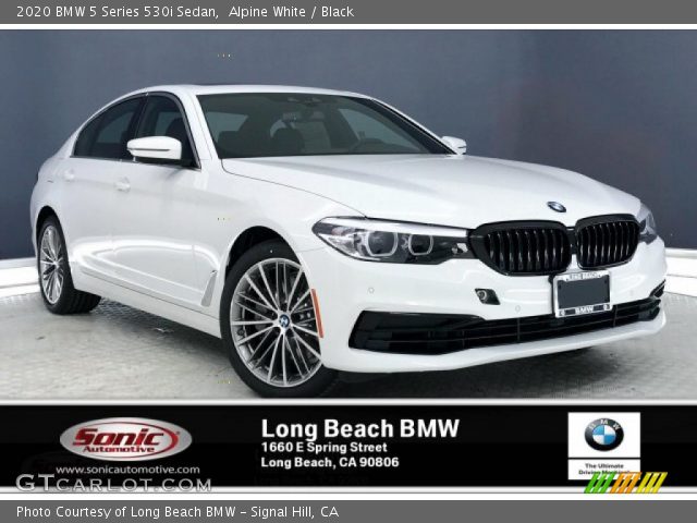 2020 BMW 5 Series 530i Sedan in Alpine White