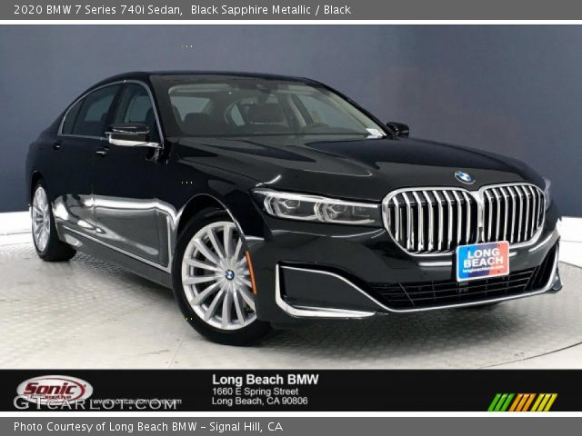 2020 BMW 7 Series 740i Sedan in Black Sapphire Metallic