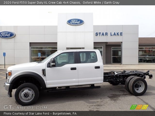 2020 Ford F550 Super Duty XL Crew Cab 4x4 Chassis in Oxford White