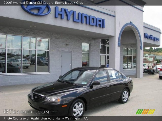 2006 Hyundai Elantra GLS Sedan in Ebony Black