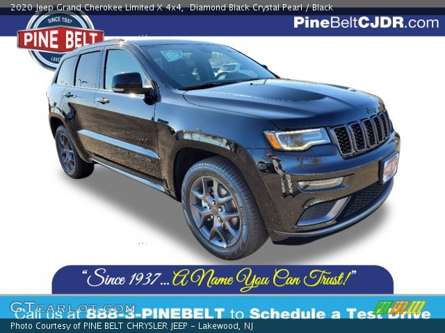 2020 Jeep Grand Cherokee Limited X 4x4 in Diamond Black Crystal Pearl