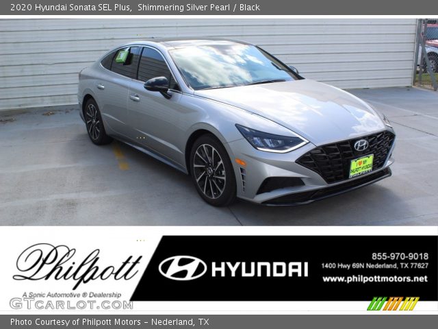 2020 Hyundai Sonata SEL Plus in Shimmering Silver Pearl