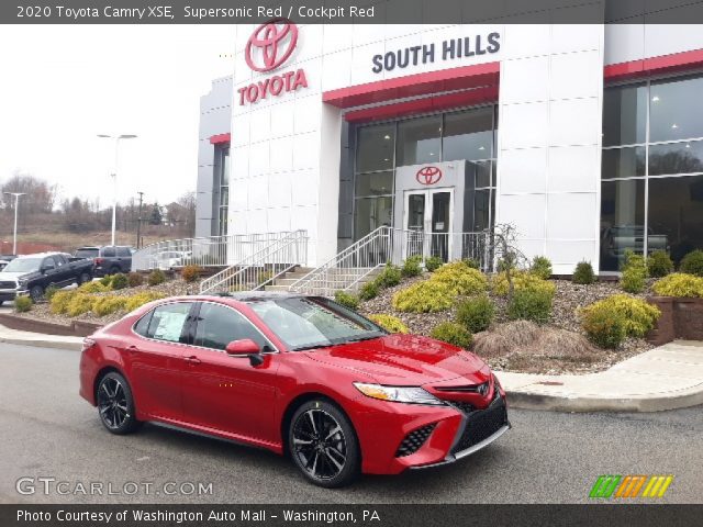 2020 Toyota Camry XSE in Supersonic Red